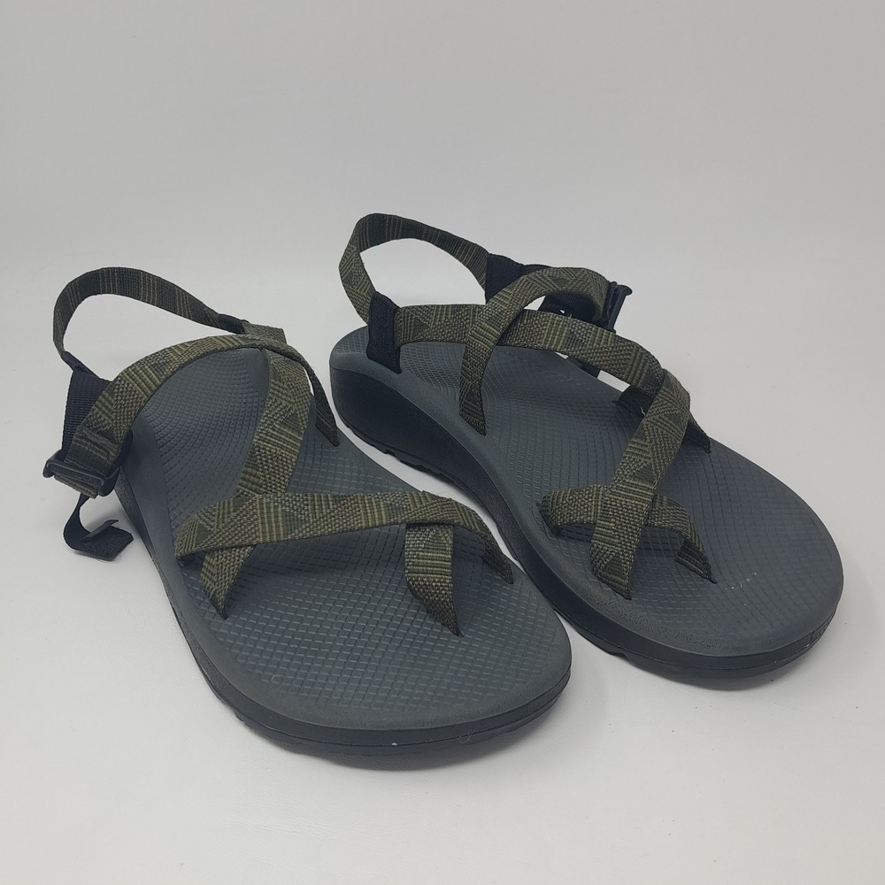 Chaco Z2 Classic Olive Green Toe Loop Hiking Sandals Mens Size 13 M J105977